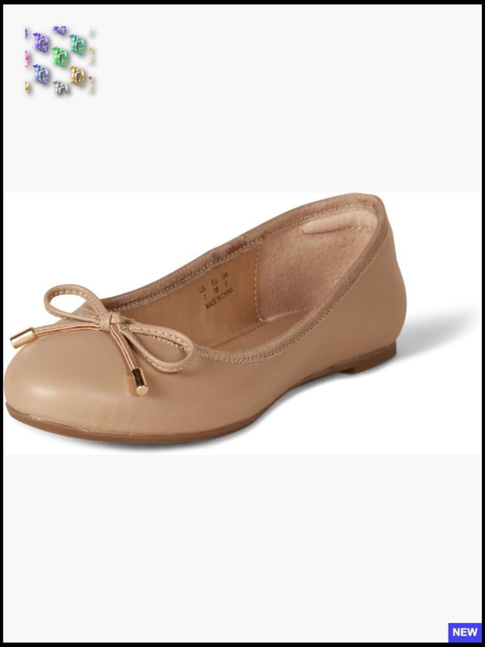 Round Toe Ballet Flats With Bow Comfortable Minimal Chic Day To Night Wear